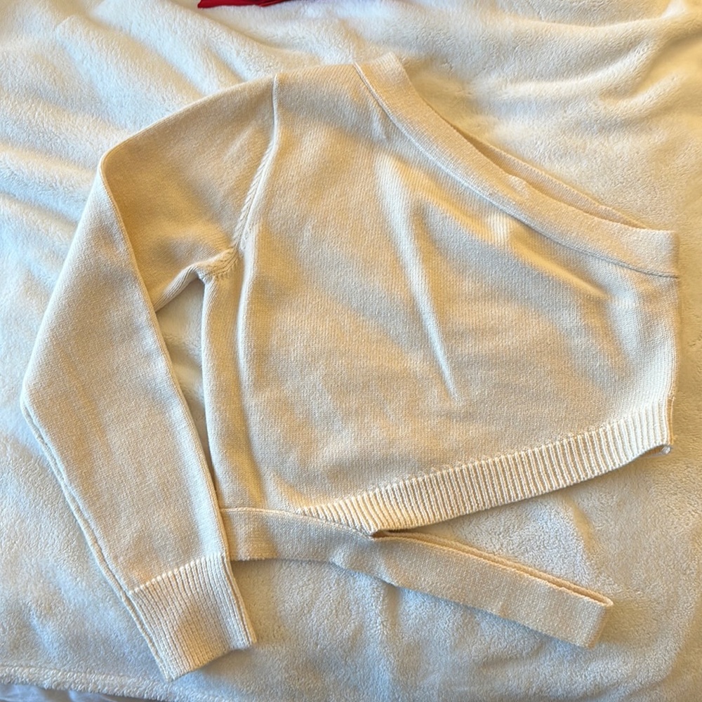 Dakota Sweater by NBD. One shoulder knit sweater